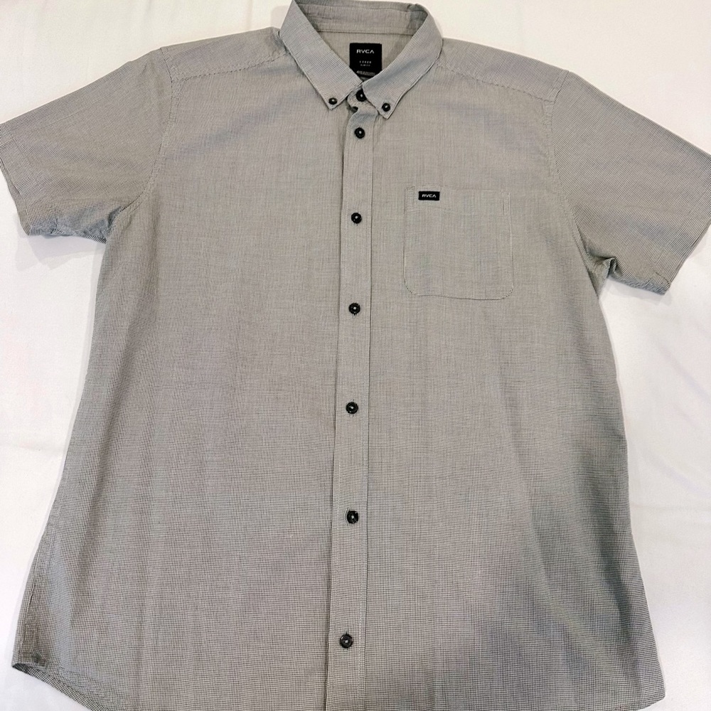 Rvca Button Down Tshirt - image 1
